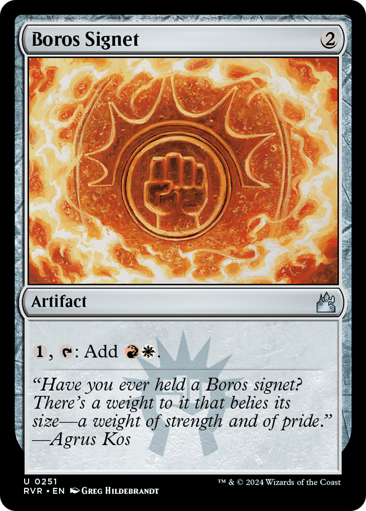 Boros Signet [Ravnica Remastered] | Gamer Loot