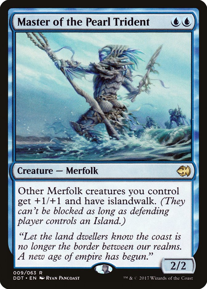 Master of the Pearl Trident [Duel Decks: Merfolk vs. Goblins] | Gamer Loot