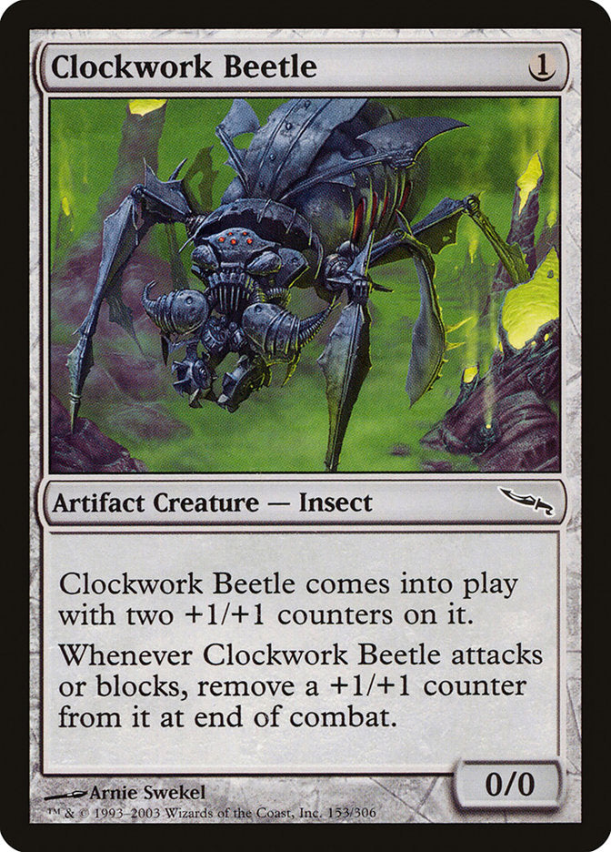 Clockwork Beetle [Mirrodin] | Gamer Loot