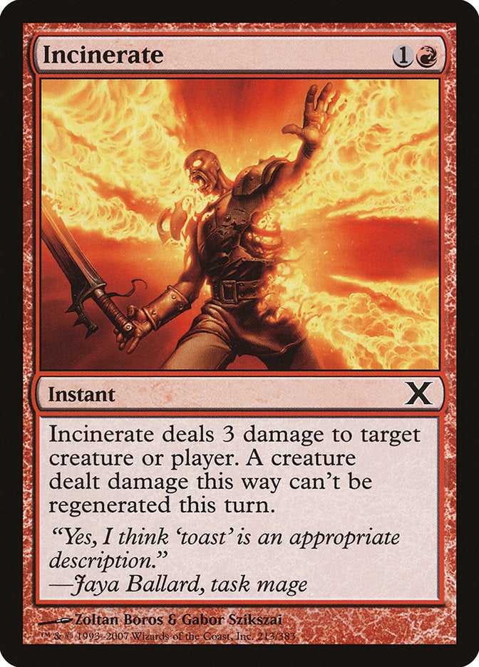 Incinerate [Tenth Edition] | Gamer Loot