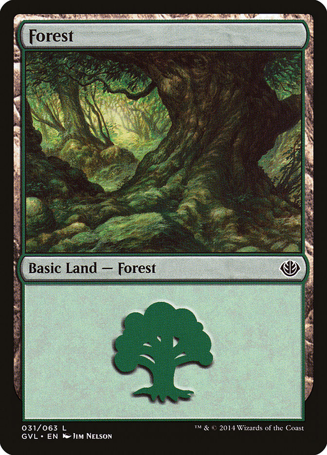 Forest (31) (Garruk vs. Liliana) [Duel Decks Anthology] | Gamer Loot