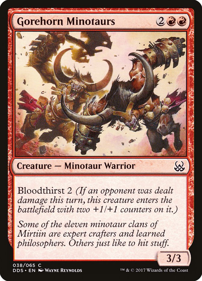 Gorehorn Minotaurs [Duel Decks: Mind vs. Might] | Gamer Loot