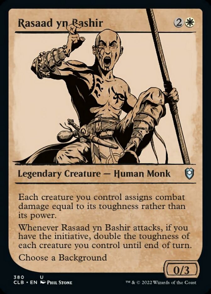 Rasaad yn Bashir (Showcase) [Commander Legends: Battle for Baldur's Gate] | Gamer Loot