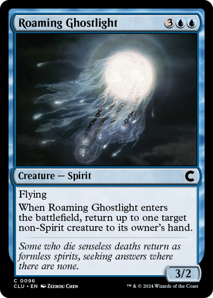 Roaming Ghostlight [Ravnica: Clue Edition] | Gamer Loot