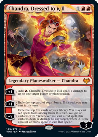 Chandra, Dressed to Kill (Promo Pack) [Innistrad: Crimson Vow Promos] | Gamer Loot