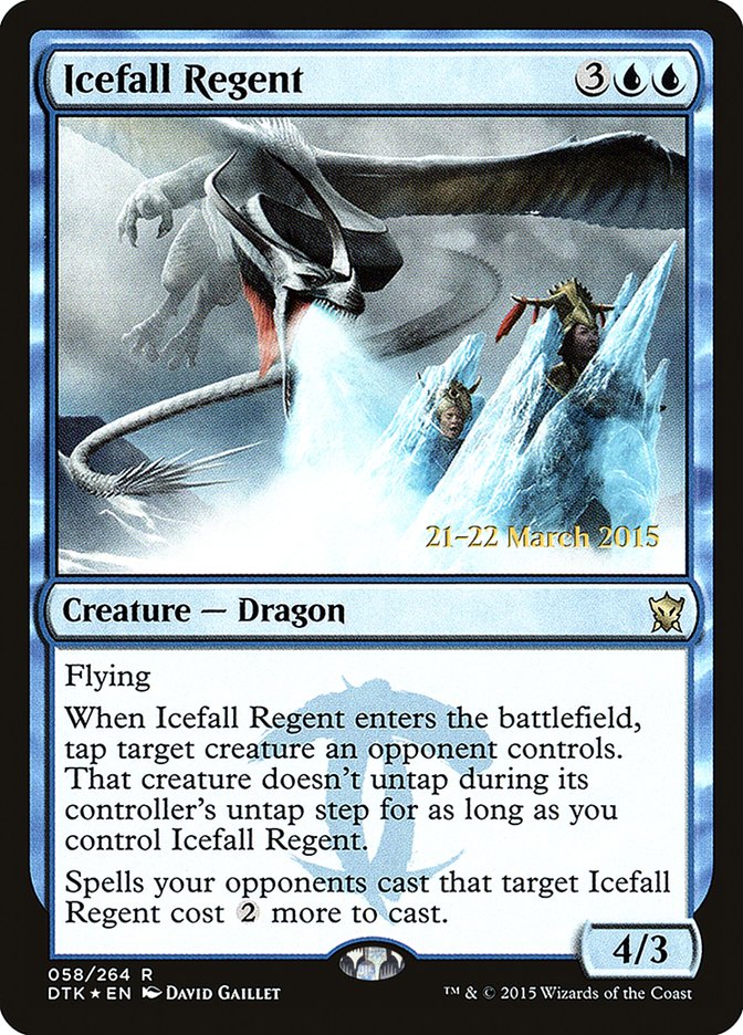 Icefall Regent  [Dragons of Tarkir Prerelease Promos] | Gamer Loot