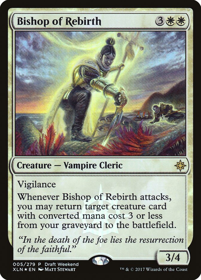 Bishop of Rebirth (Draft Weekend) [Ixalan Promos] | Gamer Loot