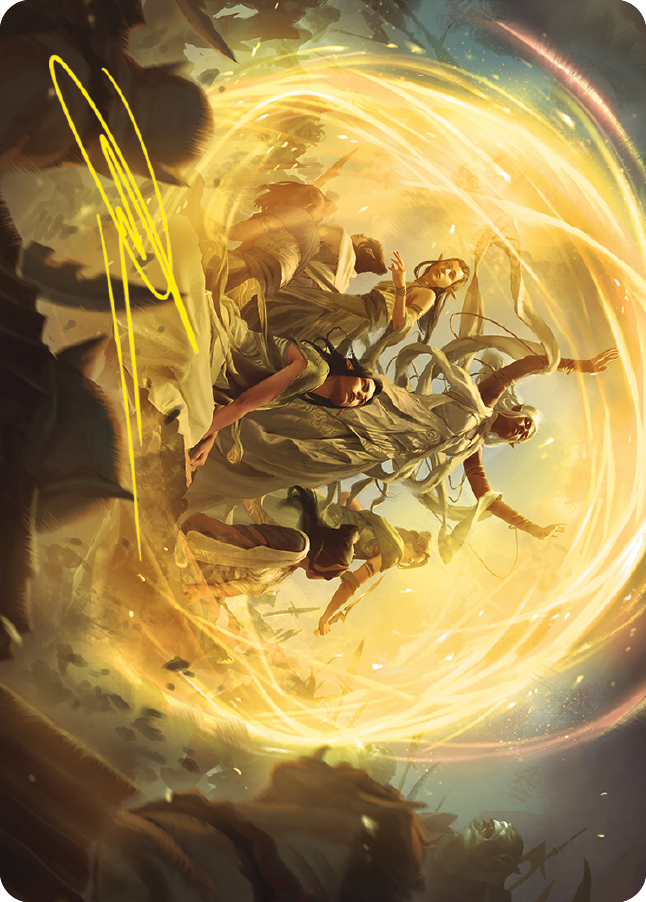 Heroic Intervention Art Card (Gold-Stamped Signature) [The Lord of the Rings: Tales of Middle-earth Art Series] | Gamer Loot