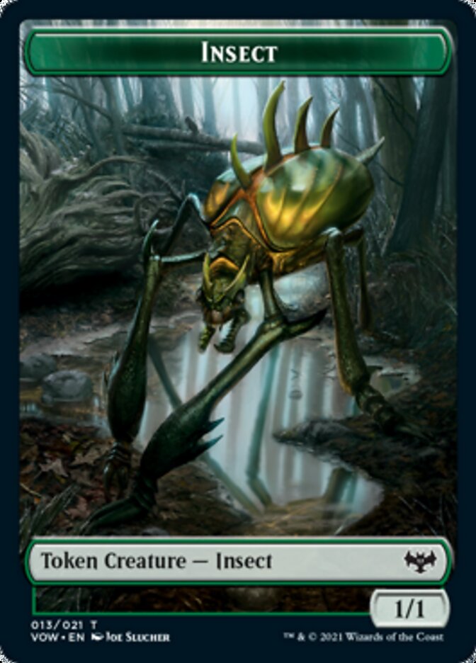 Insect Token [Innistrad: Crimson Vow Tokens] | Gamer Loot