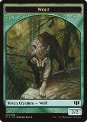 Treefolk // Wolf Double-sided Token [Commander 2014 Tokens] | Gamer Loot
