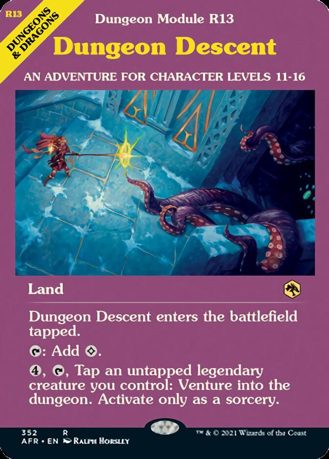 Dungeon Descent (Dungeon Module) [Dungeons & Dragons: Adventures in the Forgotten Realms] | Gamer Loot