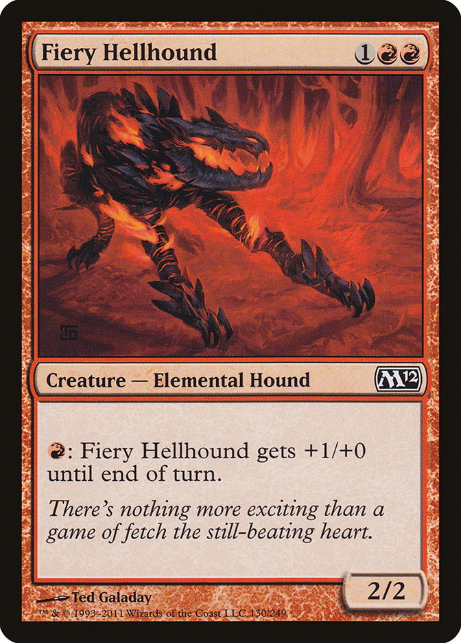 Fiery Hellhound [Magic 2012] | Gamer Loot