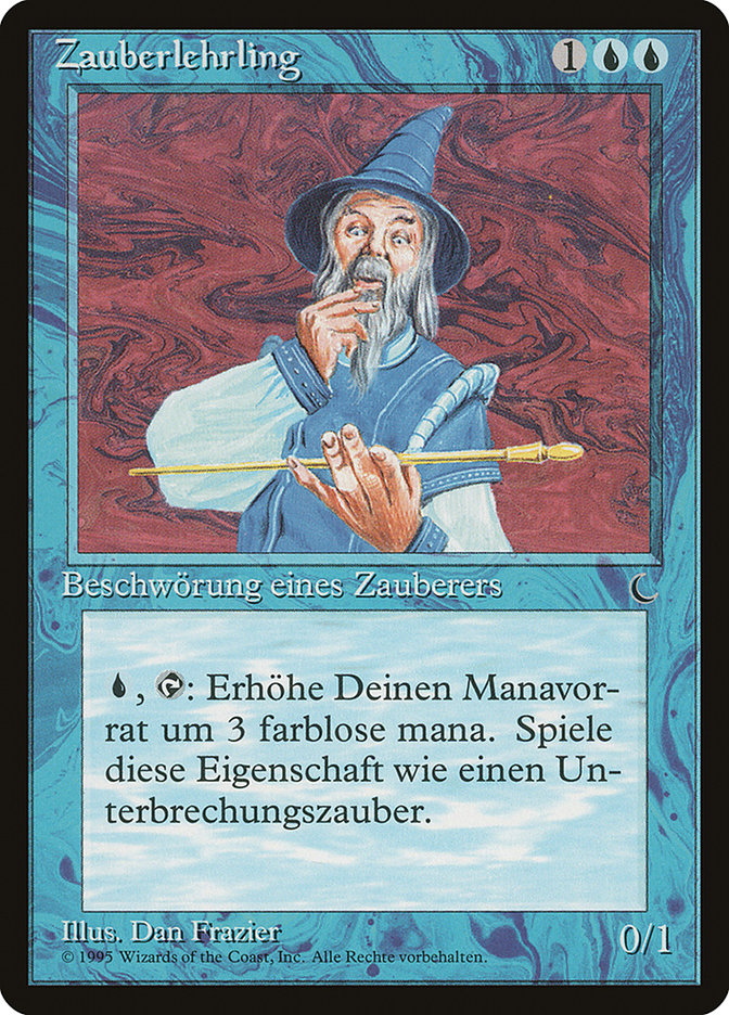 Apprentice Wizard (German) - "Zauberlehrling" [Renaissance] | Gamer Loot