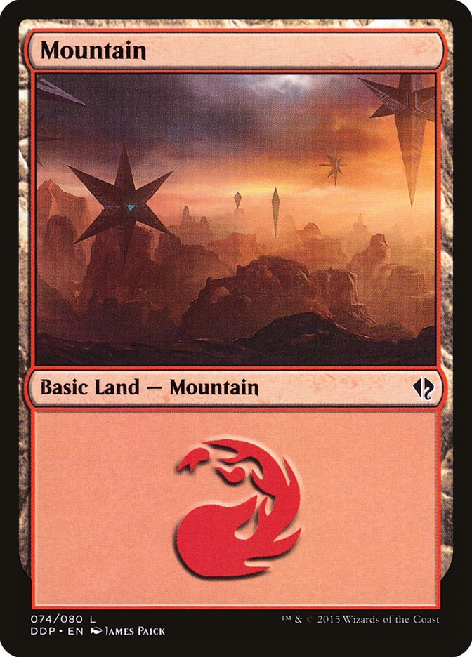 Mountain (74) [Duel Decks: Zendikar vs. Eldrazi] | Gamer Loot