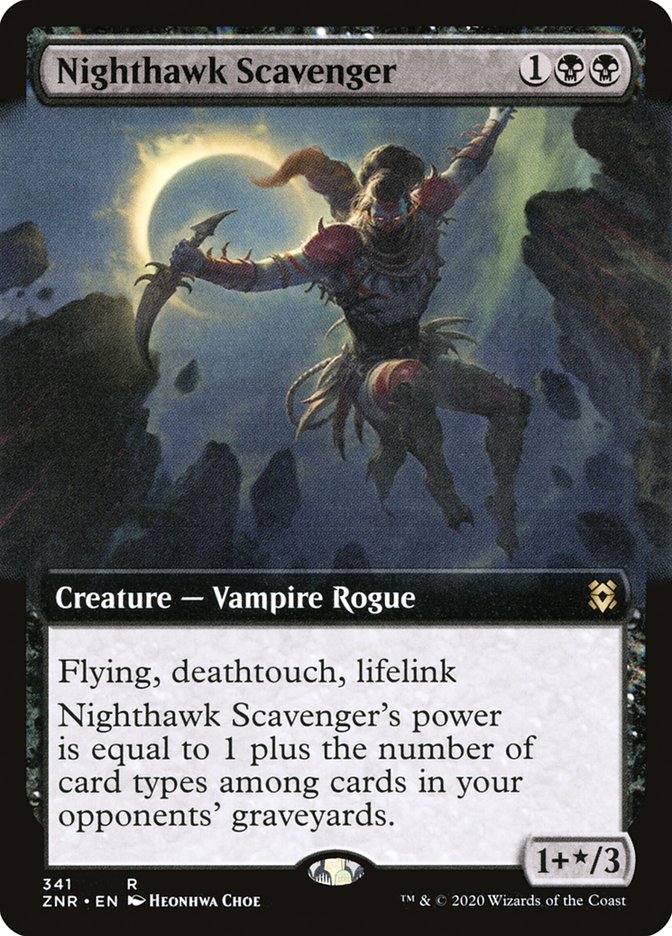 Nighthawk Scavenger (Extended) [Zendikar Rising] | Gamer Loot