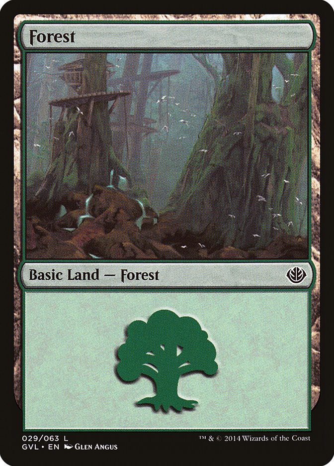 Forest (29) (Garruk vs. Liliana) [Duel Decks Anthology] | Gamer Loot