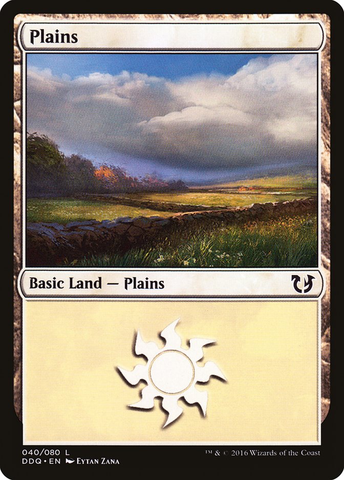 Plains (40) [Duel Decks: Blessed vs. Cursed] | Gamer Loot