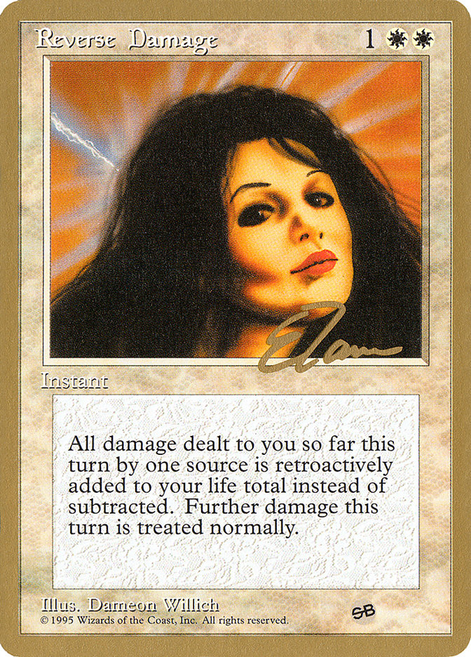 Reverse Damage (Eric Tam) (SB) [Pro Tour Collector Set] | Gamer Loot