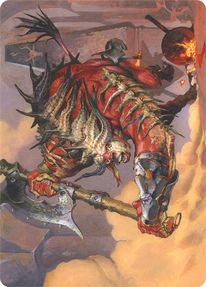 Spinehorn Minotaur // Spinehorn Minotaur [Modern Horizons Art Series] | Gamer Loot