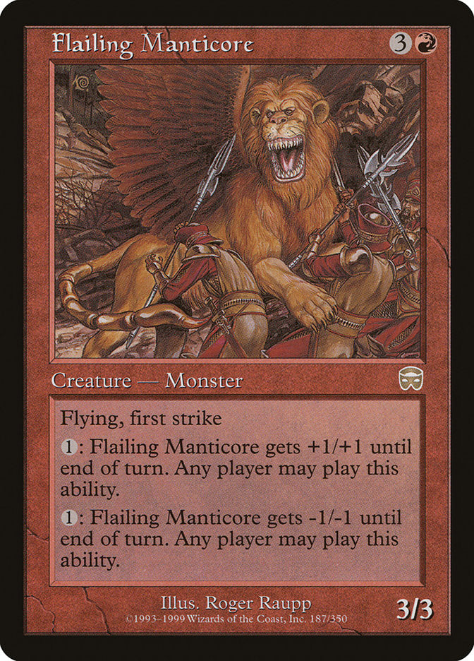 Flailing Manticore [Mercadian Masques] | Gamer Loot