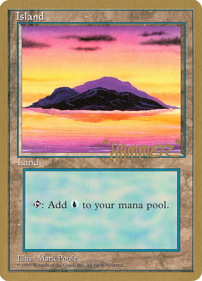 Island (shr368) (Shawn "Hammer" Regnier) [Pro Tour Collector Set] | Gamer Loot