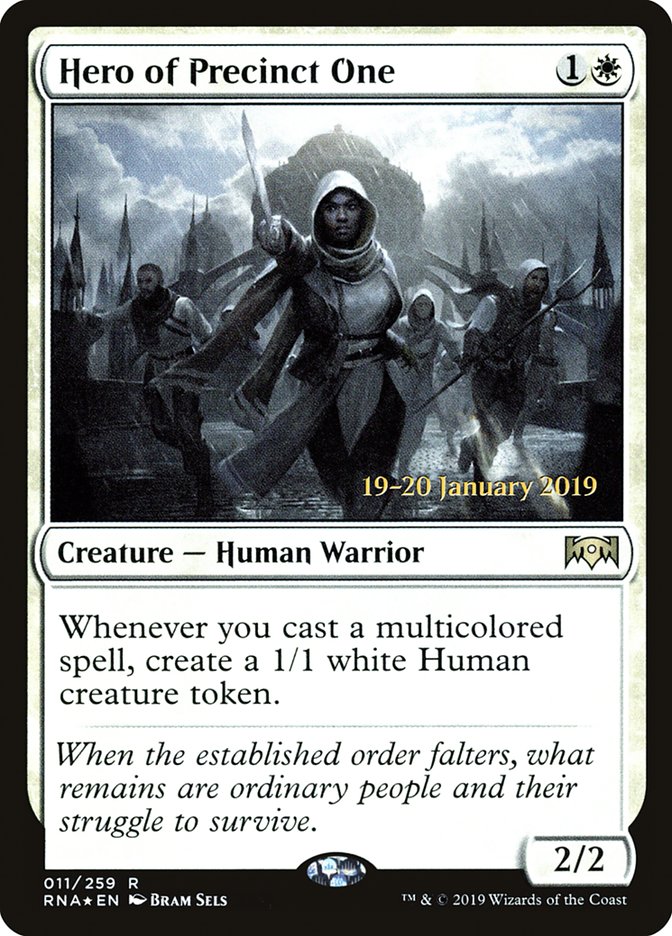 Hero of Precinct One [Ravnica Allegiance Prerelease Promos] | Gamer Loot