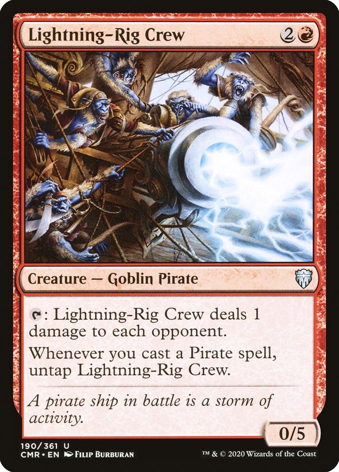 Lightning-Rig Crew [Commander Legends] | Gamer Loot