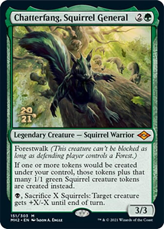 Chatterfang, Squirrel General [Modern Horizons 2 Prerelease Promos] | Gamer Loot