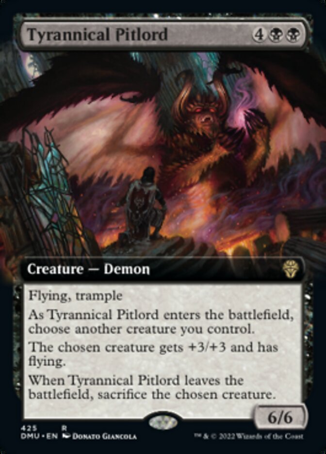 Tyrannical Pitlord (Extended Art) [Dominaria United] | Gamer Loot