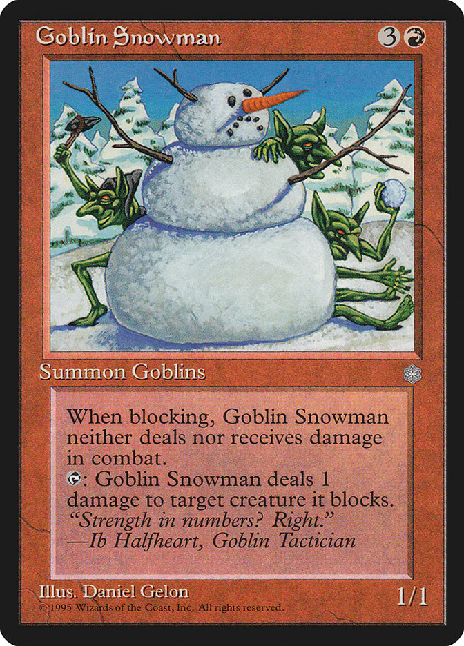 Goblin Snowman [Ice Age] | Gamer Loot