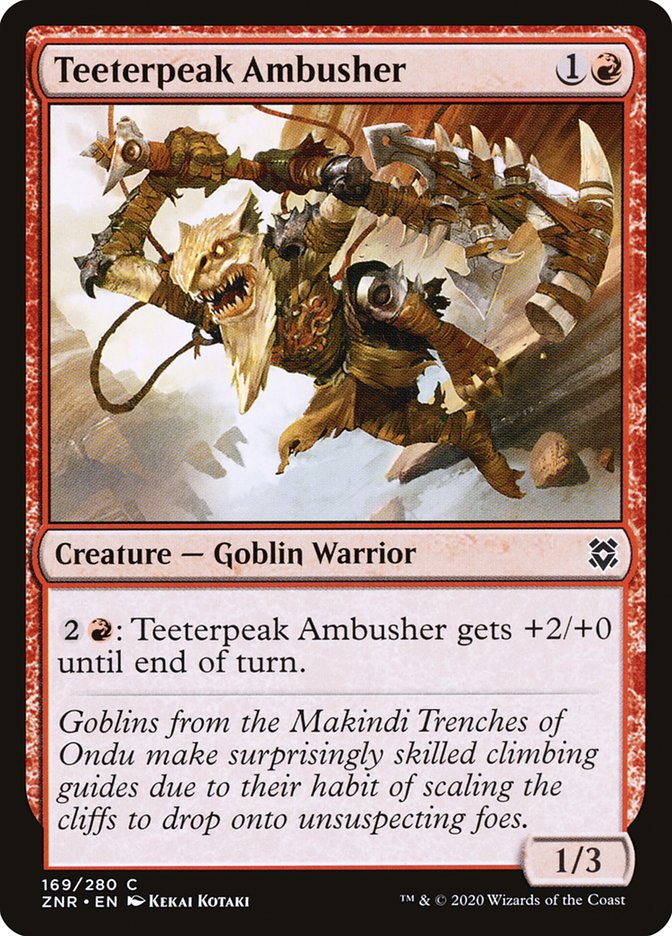 Teeterpeak Ambusher [Zendikar Rising] | Gamer Loot