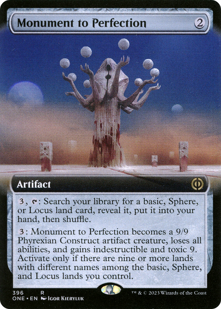 Monument to Perfection (Extended Art) [Phyrexia: All Will Be One] | Gamer Loot