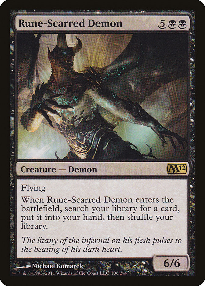 Rune-Scarred Demon [Magic 2012] | Gamer Loot