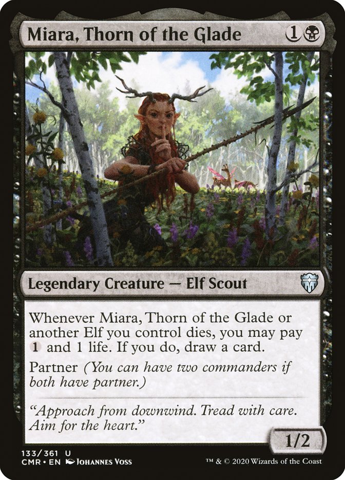 Miara, Thorn of the Glade [Commander Legends] | Gamer Loot