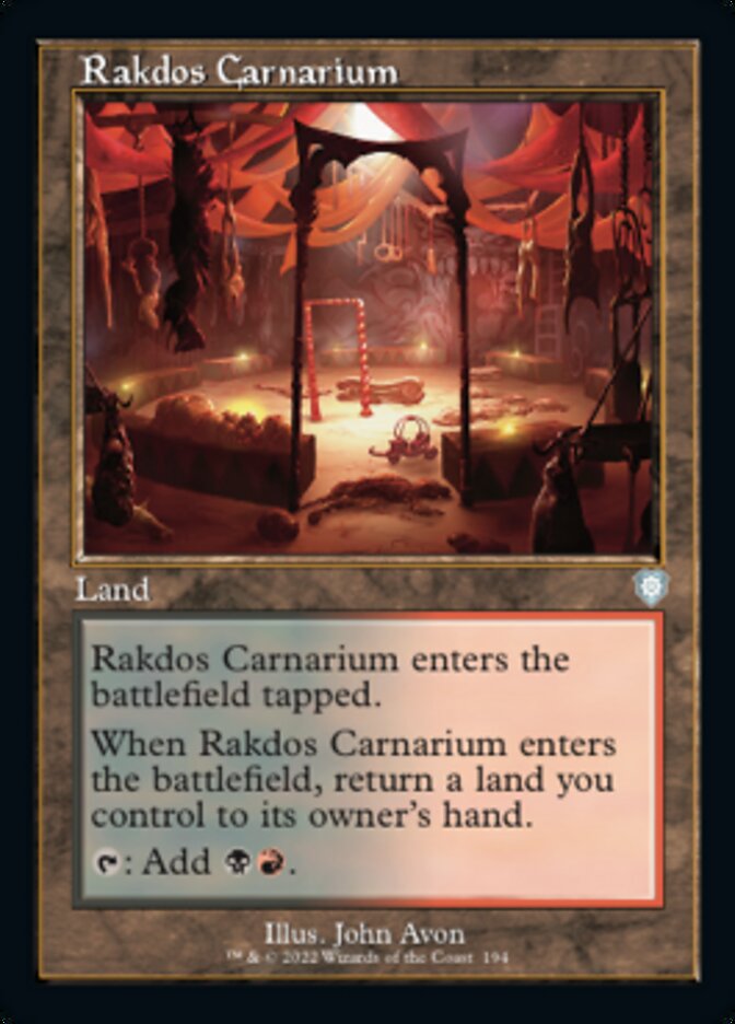 Rakdos Carnarium (Retro) [The Brothers' War Commander] | Gamer Loot