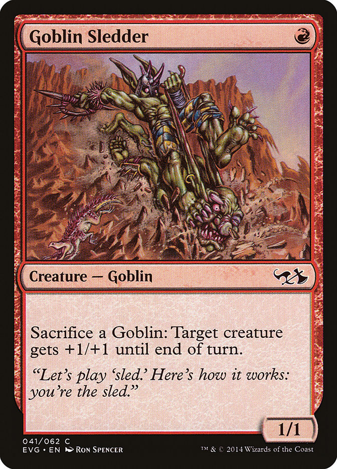 Goblin Sledder (Elves vs. Goblins) [Duel Decks Anthology] | Gamer Loot