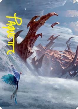 Island Art Card (Gold-Stamped Signature) [Strixhaven: School of Mages Art Series] | Gamer Loot