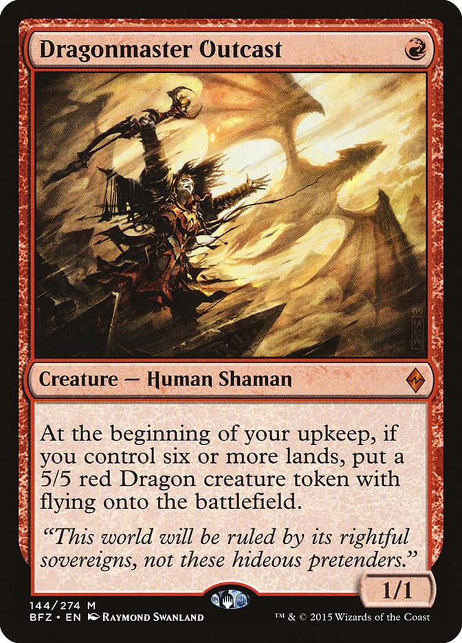 Dragonmaster Outcast [Battle for Zendikar] | Gamer Loot