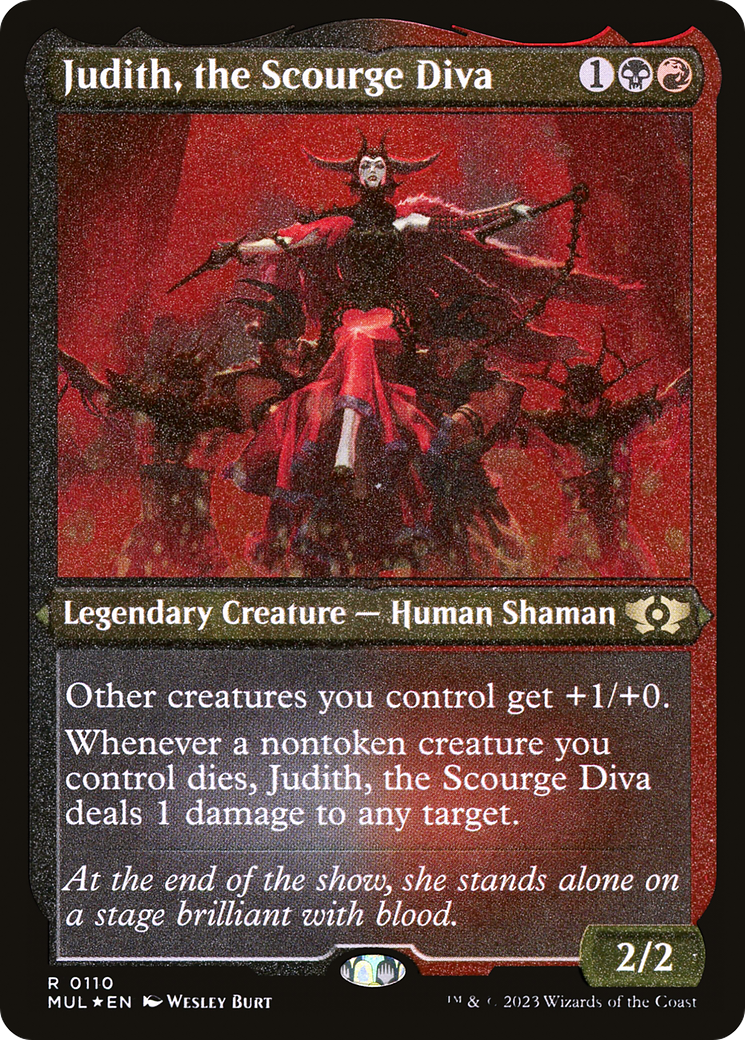 Judith, the Scourge Diva (Foil Etched) [Multiverse Legends] | Gamer Loot