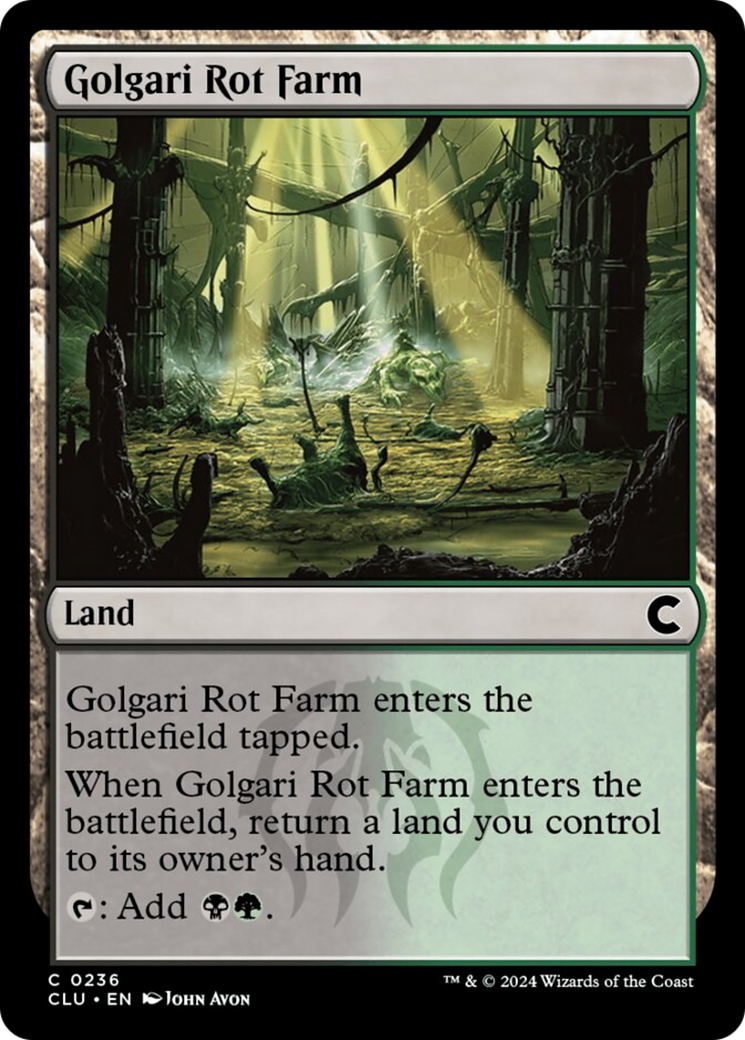 Golgari Rot Farm [Ravnica: Clue Edition] | Gamer Loot