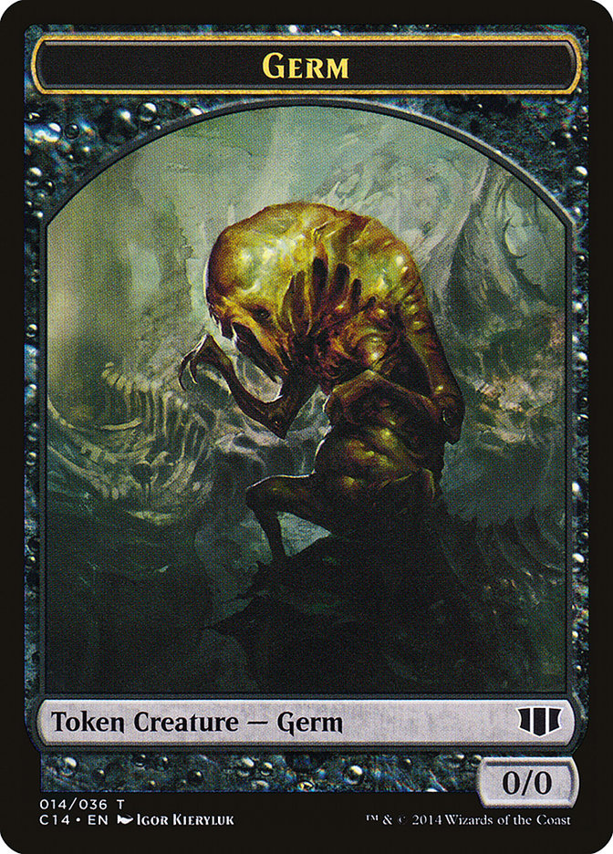Stoneforged Blade // Germ Double-sided Token [Commander 2014 Tokens] | Gamer Loot