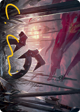 Field of Ruin Art Card (Gold-Stamped Signature) [Innistrad: Midnight Hunt Art Series] | Gamer Loot