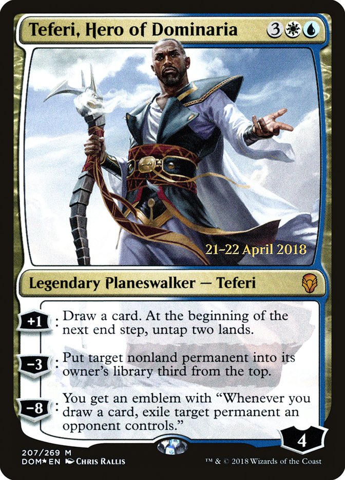 Teferi, Hero of Dominaria  [Dominaria Prerelease Promos] | Gamer Loot