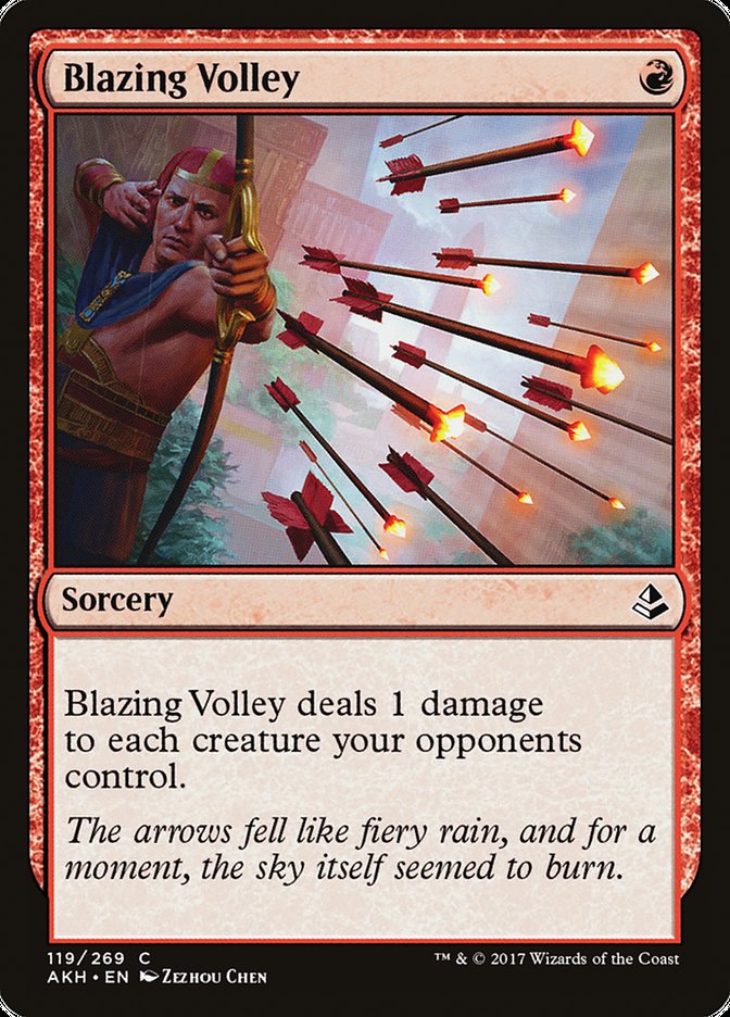 Blazing Volley [Amonkhet] | Gamer Loot