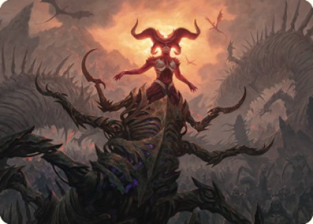 Sheoldred, the Apocalypse Art Card [Dominaria United Art Series] | Gamer Loot