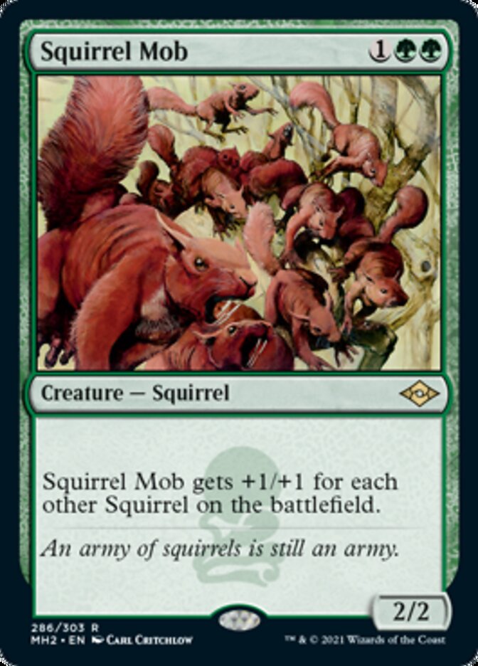 Squirrel Mob (Foil Etched) [Modern Horizons 2] | Gamer Loot
