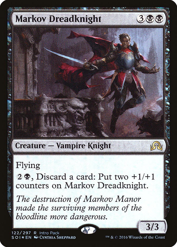 Markov Dreadknight (Intro Pack) [Shadows over Innistrad Promos] | Gamer Loot