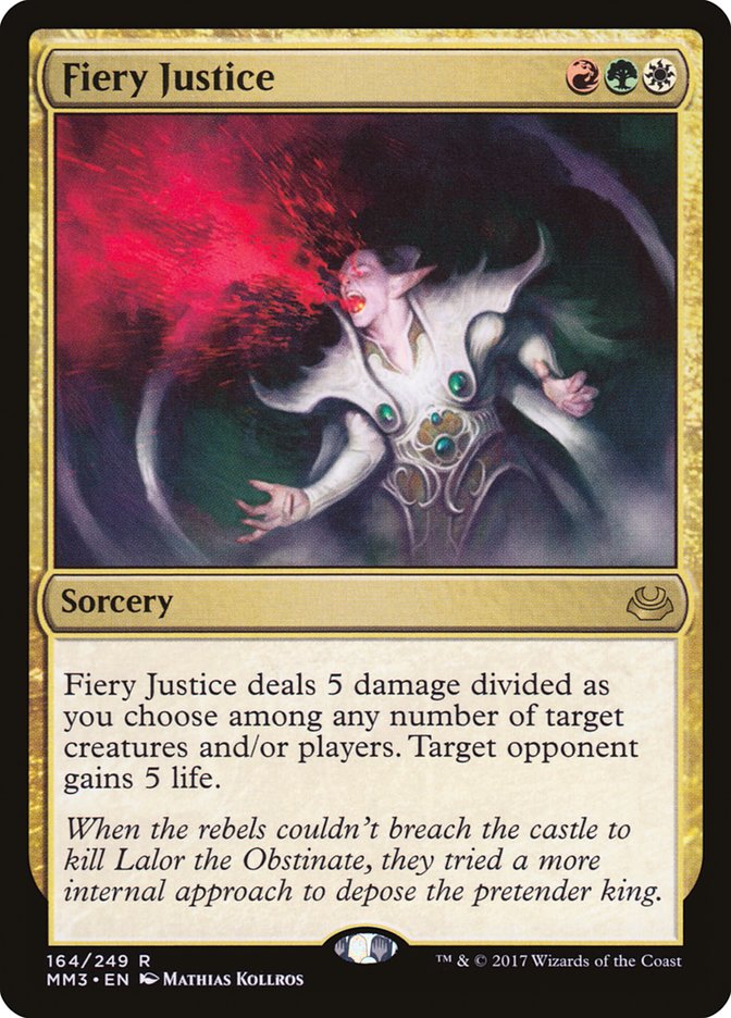 Fiery Justice [Modern Masters 2017] | Gamer Loot