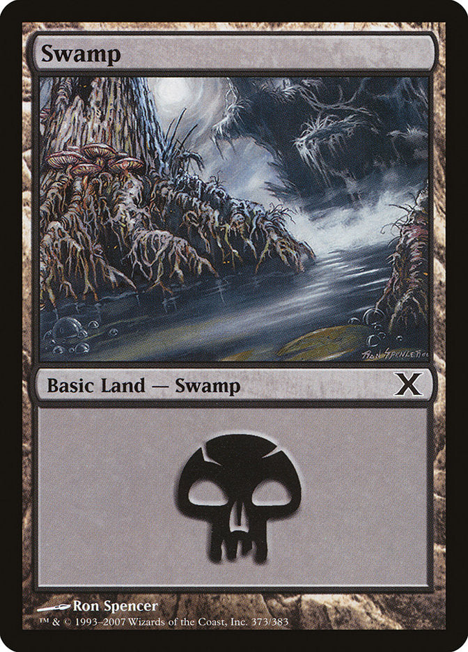 Swamp (373) [Tenth Edition] | Gamer Loot