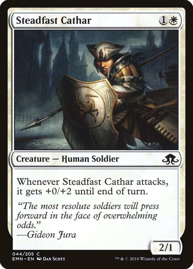 Steadfast Cathar [Eldritch Moon] | Gamer Loot